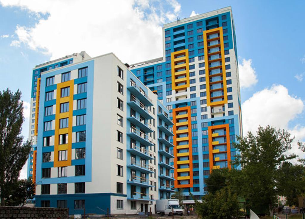 Apartment On Bogatyrskaya 6A 키예프 외부 사진